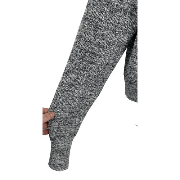 Free People Too Good Gray Long Sleeve Pullover Knit Sweater Size M - Picture 3 of 8
